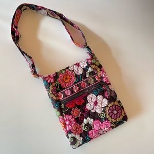 Vera Bradley Retired ‘Mod Floral Pink’ Crossbody Purse Bag
